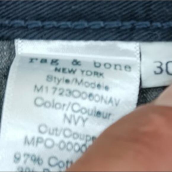 SJ48 EUC $190 Rag Bone Unisex Slim  Modele Trousers size 30 - Picture 9 of 10